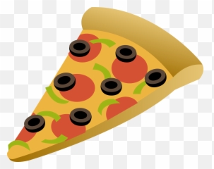 Pepperoni Pizza Slice Clipart - Art Png Emoji