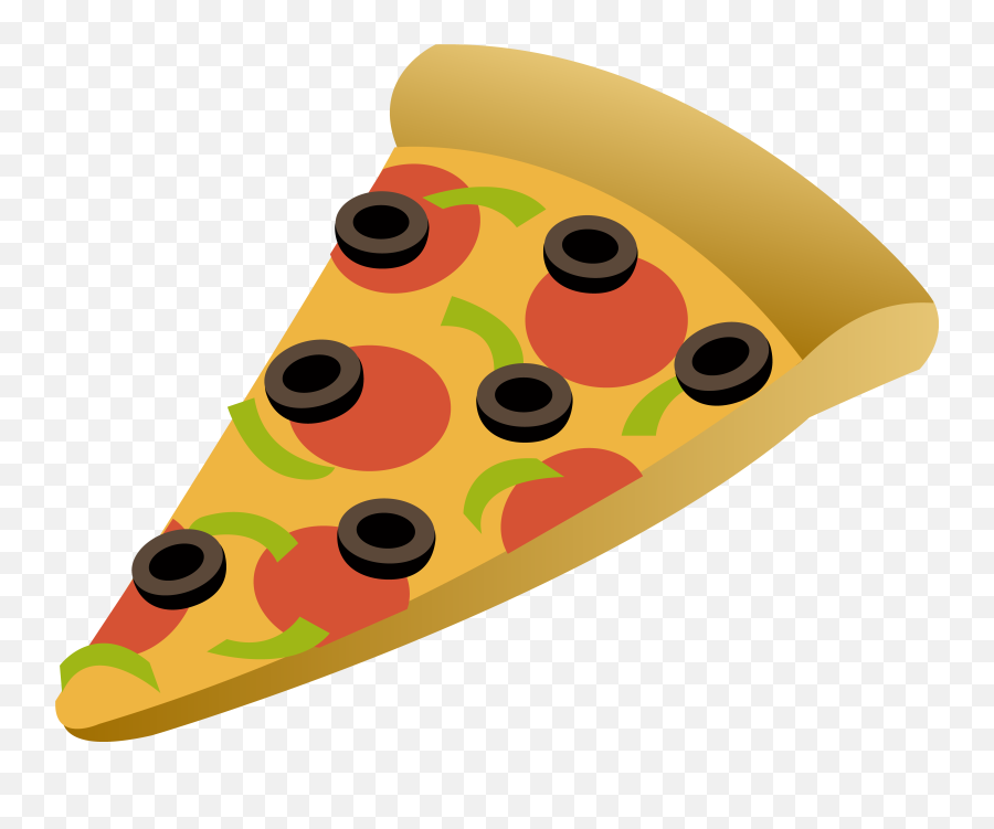 Pepperoni Pizza Slice Clipart - Clip Art Pizza Slice Png Emoji,Pizza Emoji Png