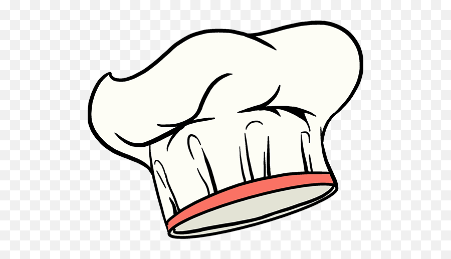 How To Draw A Chef Hat - Drawing Of A Chef Hat Emoji,Chef Hat Emoji