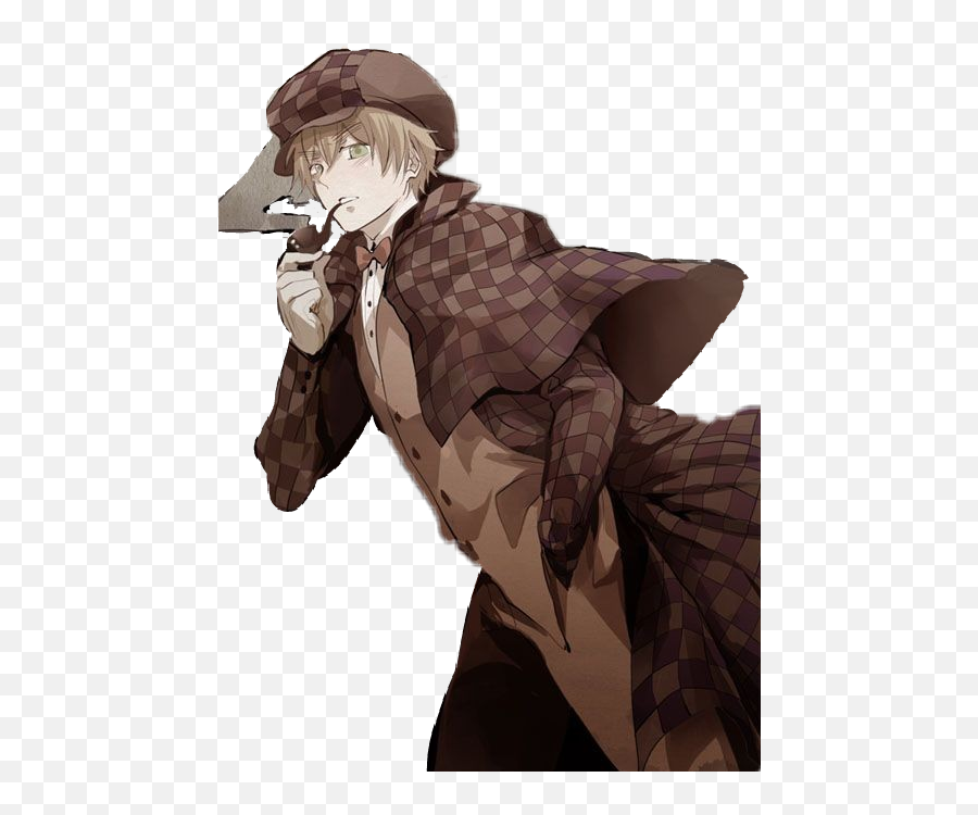 England Sherlock Holmes Hetalia Aph - Sherlock Holmes Anime Detective Emoji,Sherlock Holmes Emoji