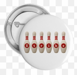 Custom Button Pin - Button Bowling Pin Style Button Pins Blank Emoji,Bowling Emoticon
