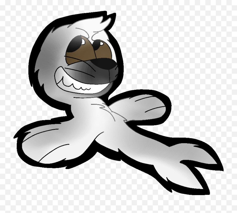 Aj Harp Seal Concept By Dacollieof2017 - Cartoon Emoji,Seal Emoticon