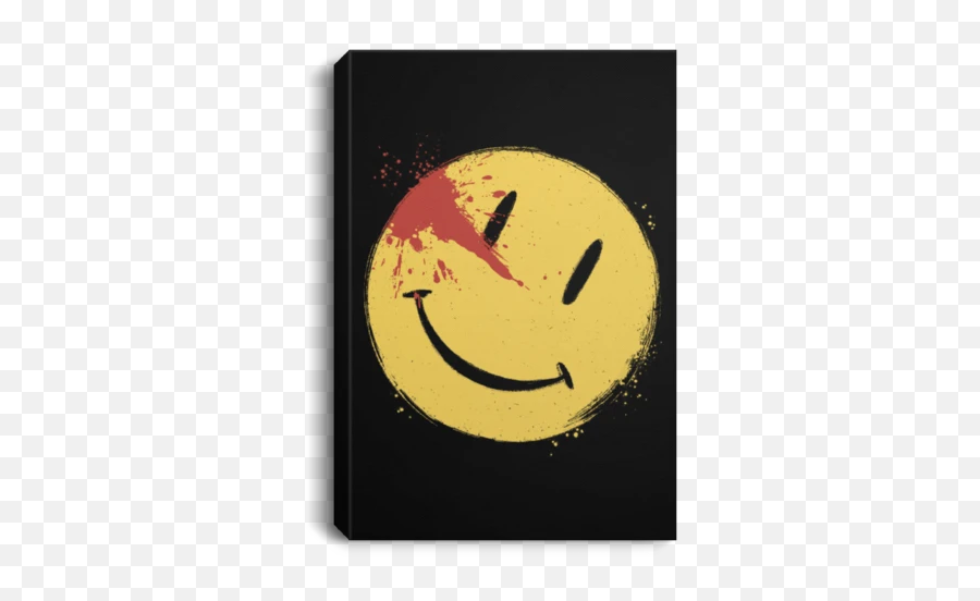 Canvas Wall Art U2013 Pop Up Tee - Smiley Watchmen Emoji,Whoops Emoticon