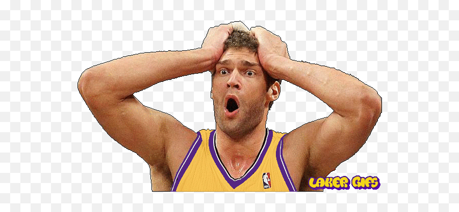 Brook Lopez Lakersgifs Animated Laker Gifs Laker Memes - Can T Believe It Memes Gif Emoji,Wrestling Emoticons