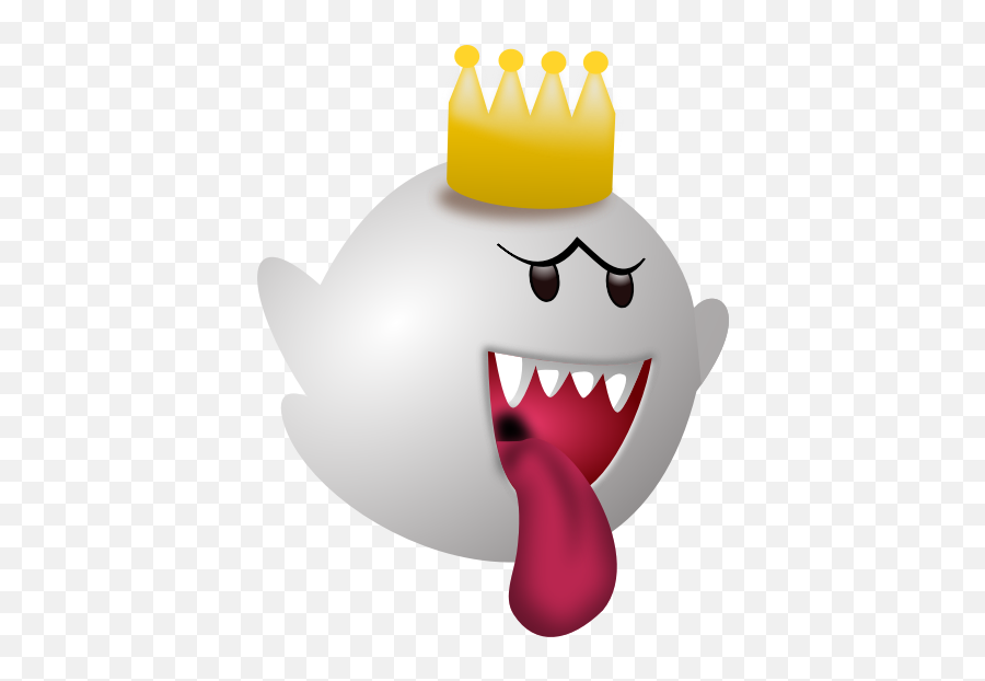 King Boo - King Boo Clipart Png Emoji,Crown Emoji