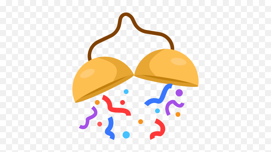 Ball Confetti Newyears Party Icon - Junk Food Emoji,Confetti Ball Emoji