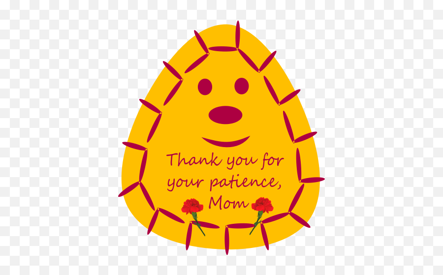 Mothers Day Message With Carnations - Circle Emoji,Music Note Emoji