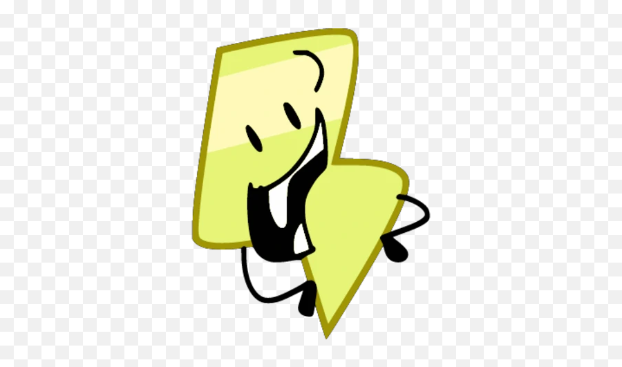 Lightning Bfb Welcome To Dream Island Wiki Fandom - Happy Emoji,Lightning Emoticon