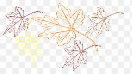 Flpc44 - Fall Leaves Outline Png Emoji,Fallen Leaf Emoji