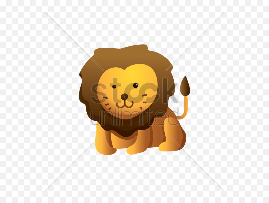 Lion Vector Image - Cartoon Emoji,Lion Emoticon