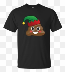 Emoji Poop Christmas Elf Winter Youth T
