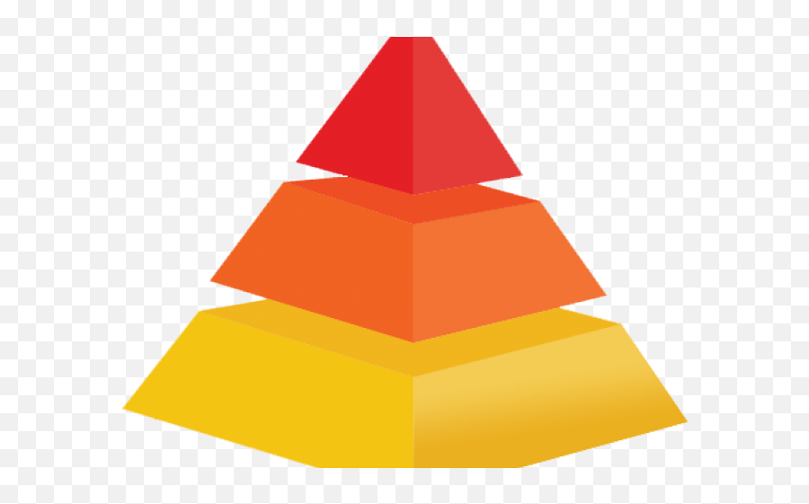 Three Tier Pyramid Clipart - Illustration Emoji,Pyramid Emoji