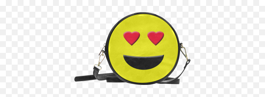 D351884 - White Round Sling Bag Emoji,Bag Emoji
