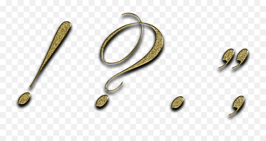 Punctuation Marks Gold Point - Question Mark In Italics Emoji,Lax Stick Emoji