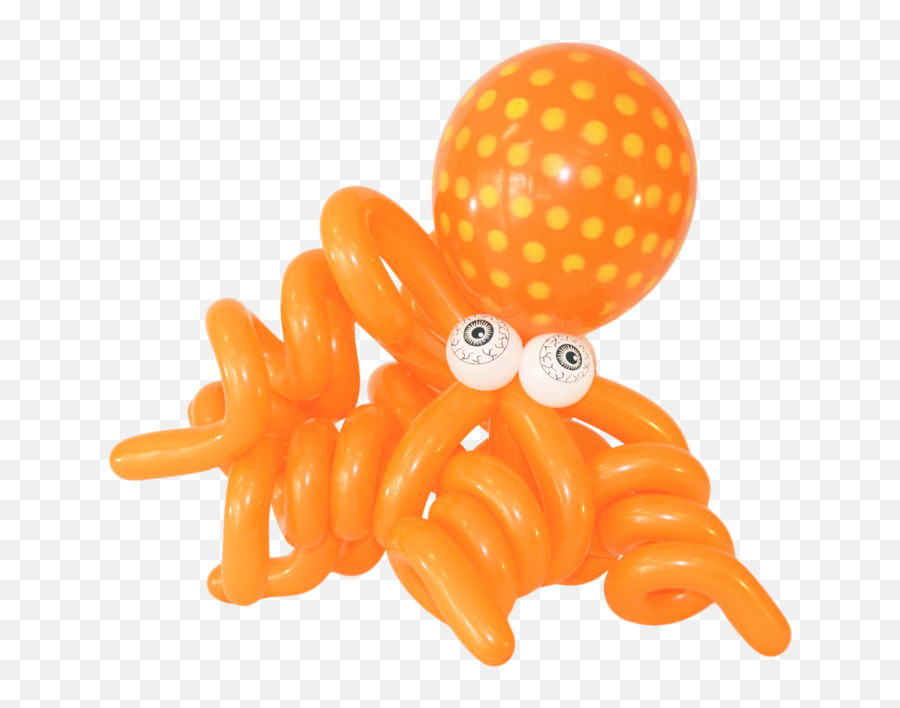 Octopus Balloon Animal - Balloon Animal Png Emoji,Emoji Party Balloons
