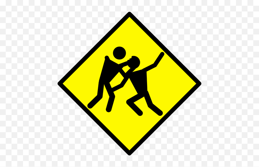 Vector Illustration Of Zombie Traffic - School Zone Warning Sign Emoji,Traffic Light Caution Sign Emoji