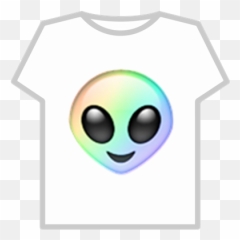 Rainbow Alien Emoji - T Shirt Roblox Navidad