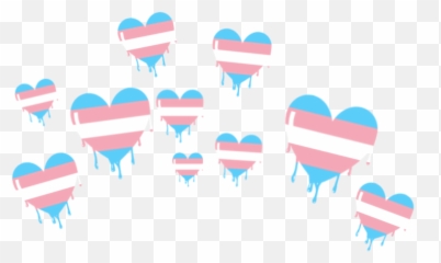 Trans Transgender Heart Heartcrown - Clip Art Emoji,Trans Emoji