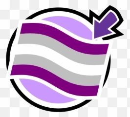 Demi Pride - Grey Asexuality Filter Emoji,Bisexual Flag Emoji