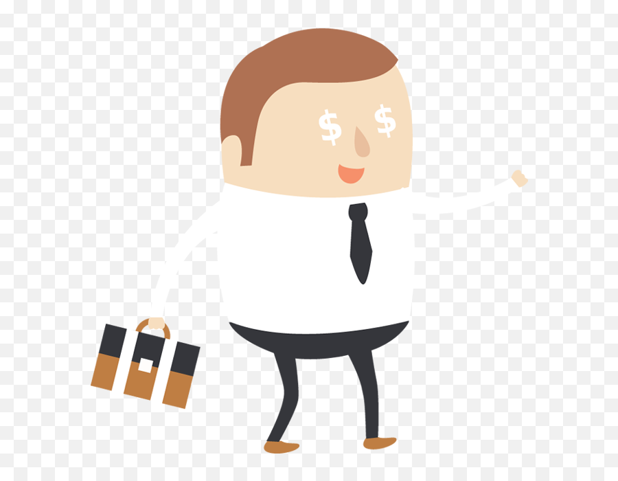 Library Of Picture Free Library Man With Money Eyes Png - Greedy Businessman Cartoon Transparent Emoji,Businessman Emoji
