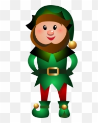Elf Animated Transparent u0026 PNG Clipart Free Download - YWD Santa Emoji