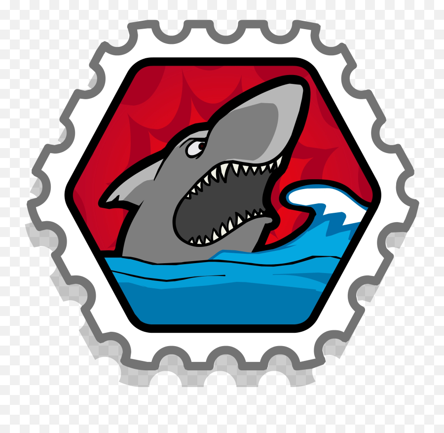Stamp - Club Penguin Stamp Puffle Emoji,Shark Emojis