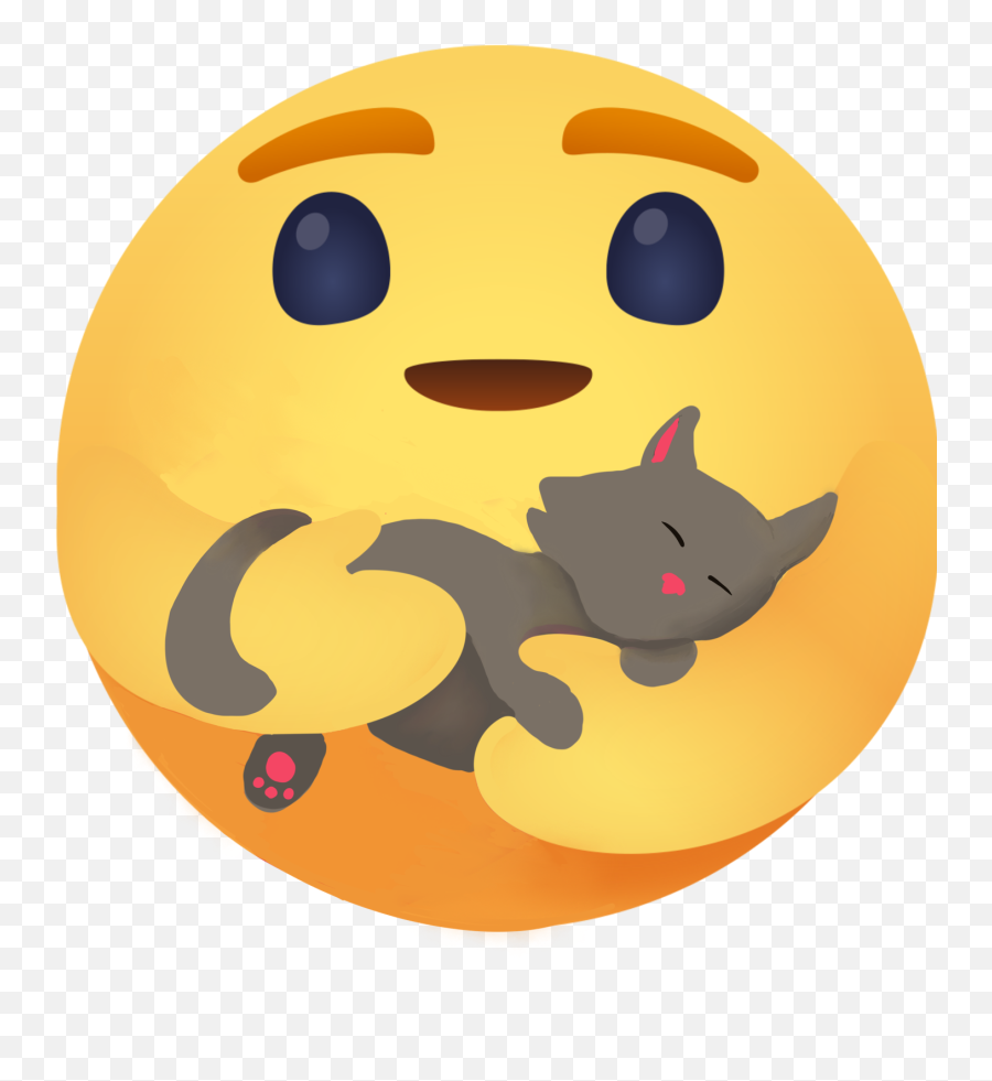 Cat Emoji - Facebook Care Reaction Template,Cat Emoji