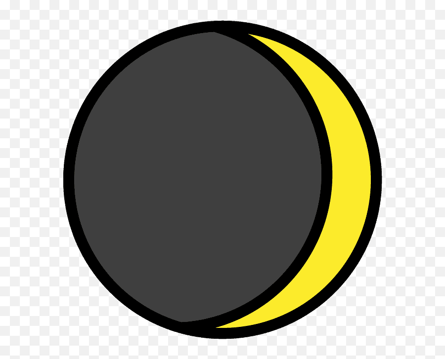 Waxing Crescent Moon Emoji Clipart - Dibujos De La Luna Creciente,Moon Emoji