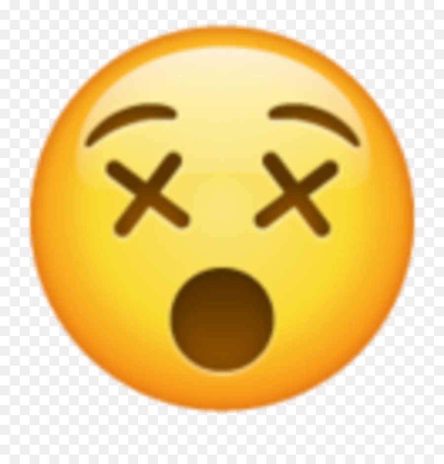 Grogui Emoji - Cara Preocupada Emoji Cara De Muerto Emoji,Gasp Emoji