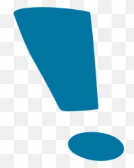 Blue Exclamation Mark - Png Clipart Emoji