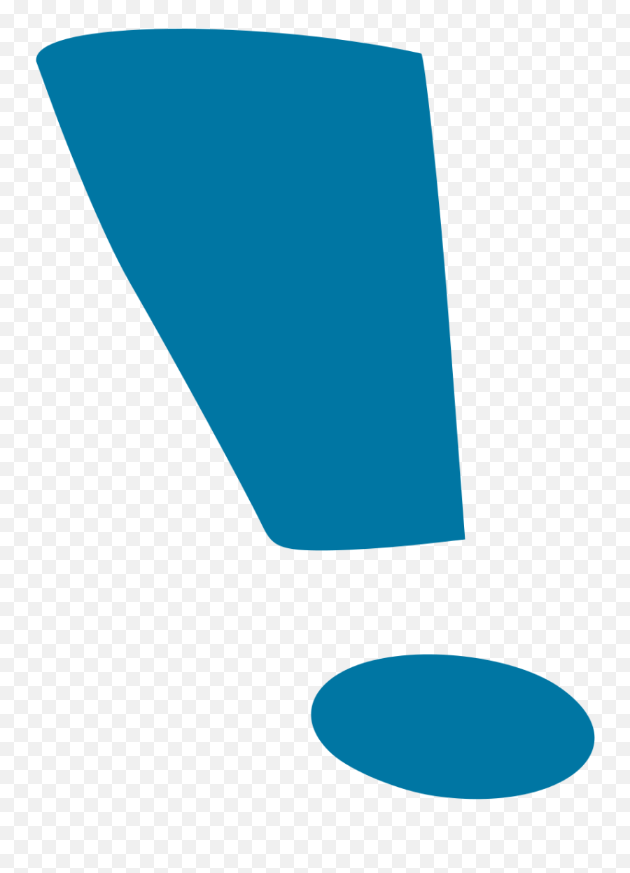 Blue Exclamation Mark - Blue Exclamation Mark Png Clipart Blue Exclamation Mark Png Emoji,Exclamation Point Emoji