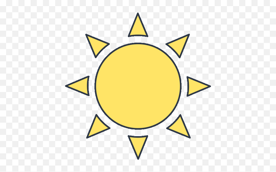 Blazing Heat Wave Sticker - Transparent Sun Clipart Black And White Emoji,Heat Emoji