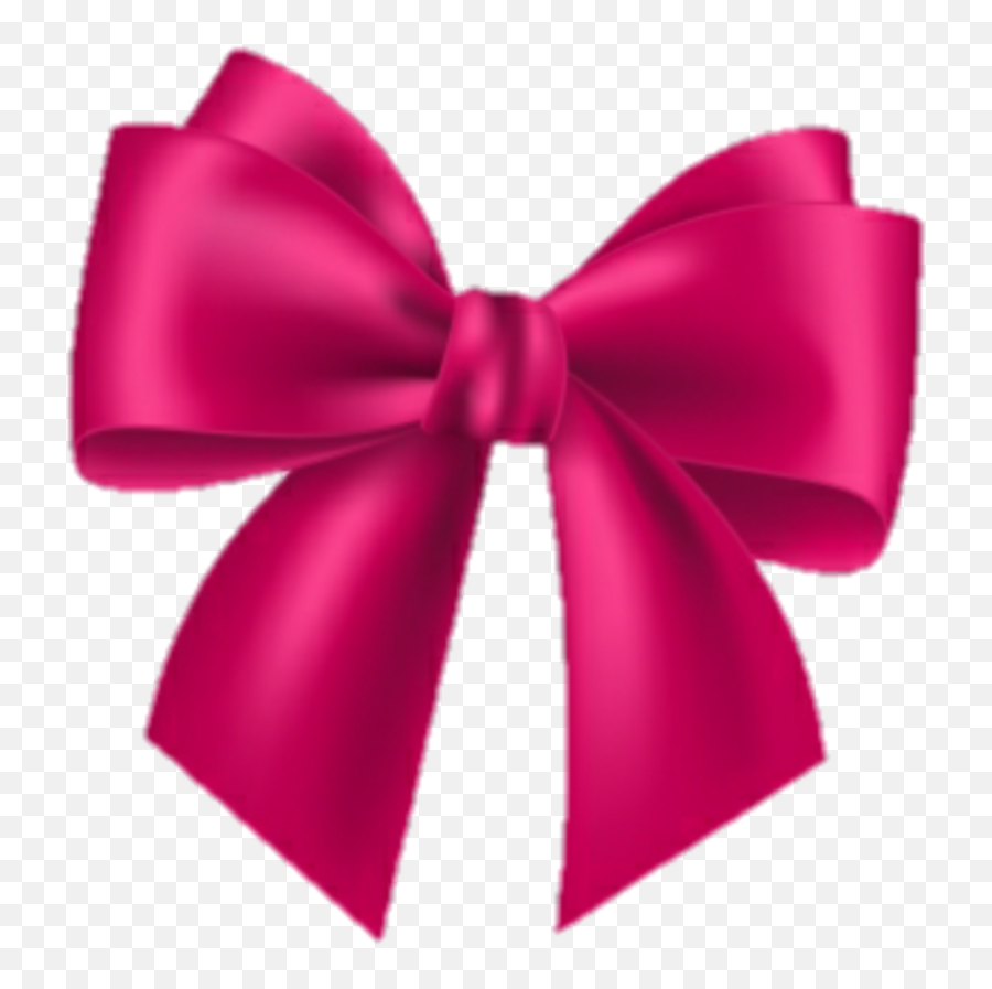 Bow Bows Pink Ribbon Sticker By Amanda - Clip Art Ribbon Pink Emoji,Pink Ribbon Emoji
