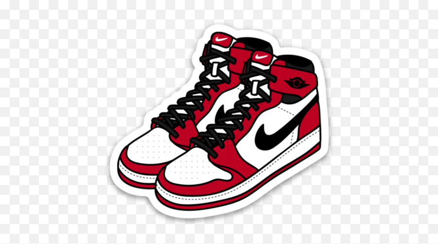 Air Jordans Sneakers - Jordan 1 Chicago Sticker Emoji,Emoji Jordans