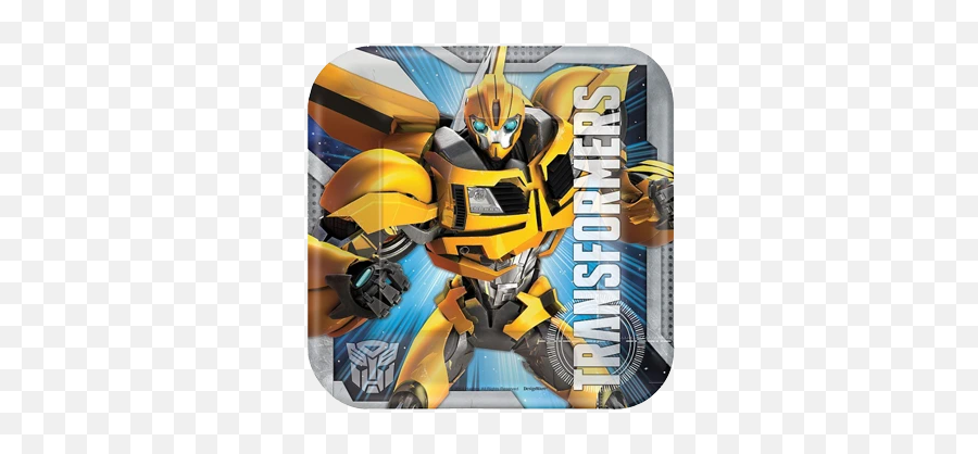 Transformers Small Party Plates - Birthday Transformer Emoji,Transformers Emoji