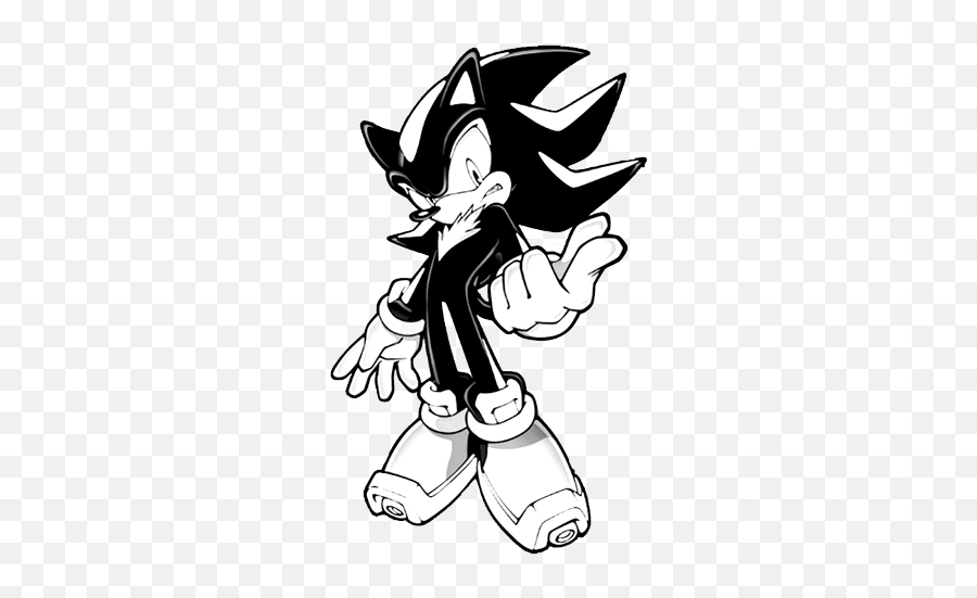 How To Draw Shadow The Hedgehog With Step By Step Drawing - Shadow The Hedgehog Drawn Emoji,Sonic The Hedgehog Emoji