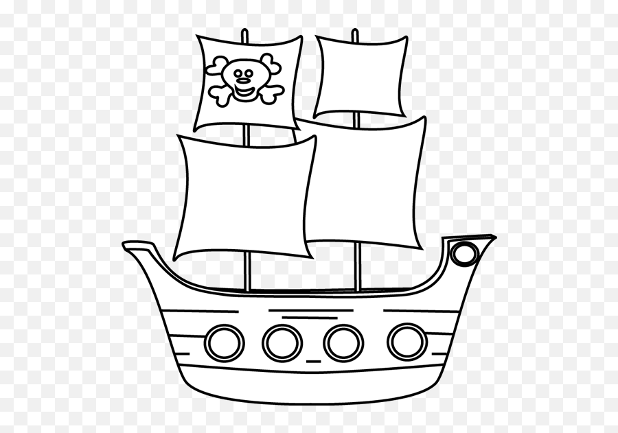 Free Ship Cliparts Black Download Free Clip Art Free Clip - Pirate Ship Clip Art Outline Emoji,Pirate Ship Emoji