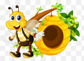 Cartoon Bee Bee Clipart - Cartoon Honey Bee Clipart Emoji,Honey Bee Emoji