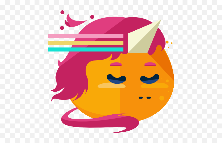 Unicorn - Clip Art Emoji,Unicorn Emoticon