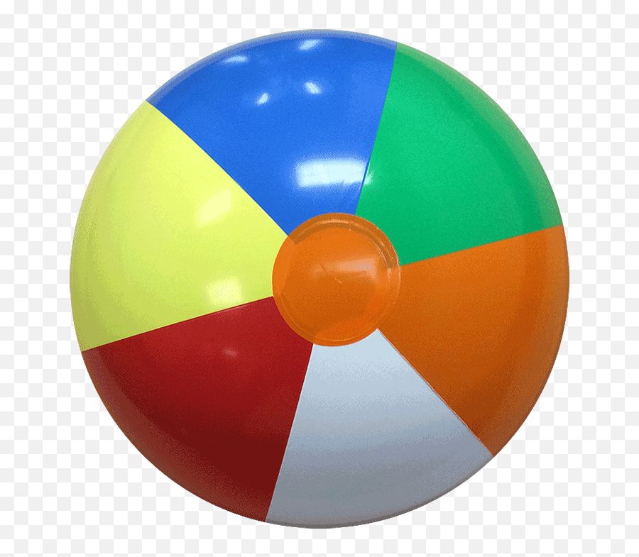 Images Of Beach Balls - Multi Coloured Beach Ball Emoji,Deflated Emoji