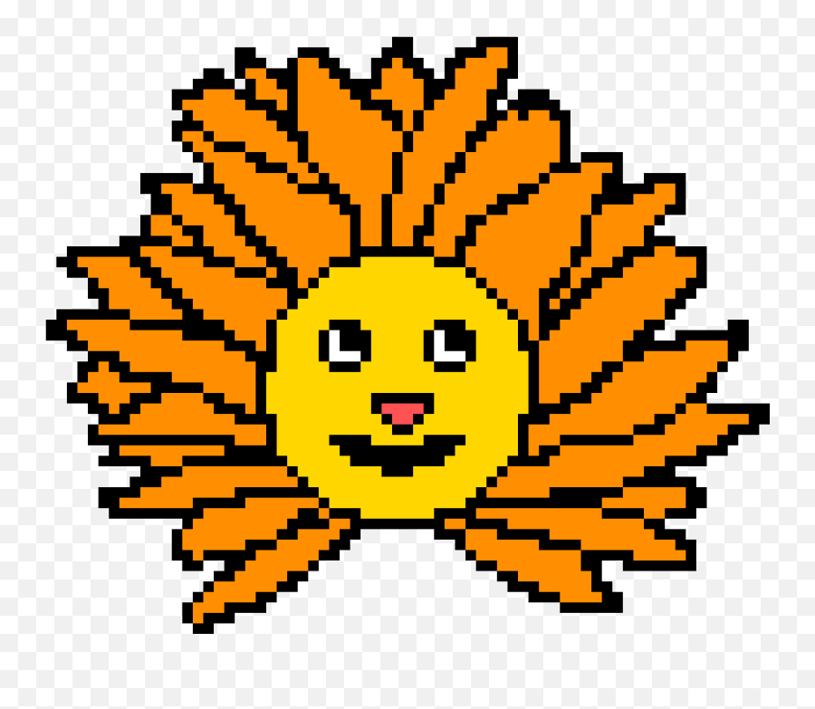 Pixilart - Smiley Emoji,Lion Emoticon
