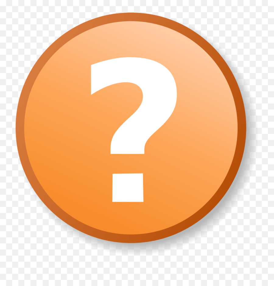 Ambox Question - Questions Images Orange Png Emoji,Question Mark Emoji