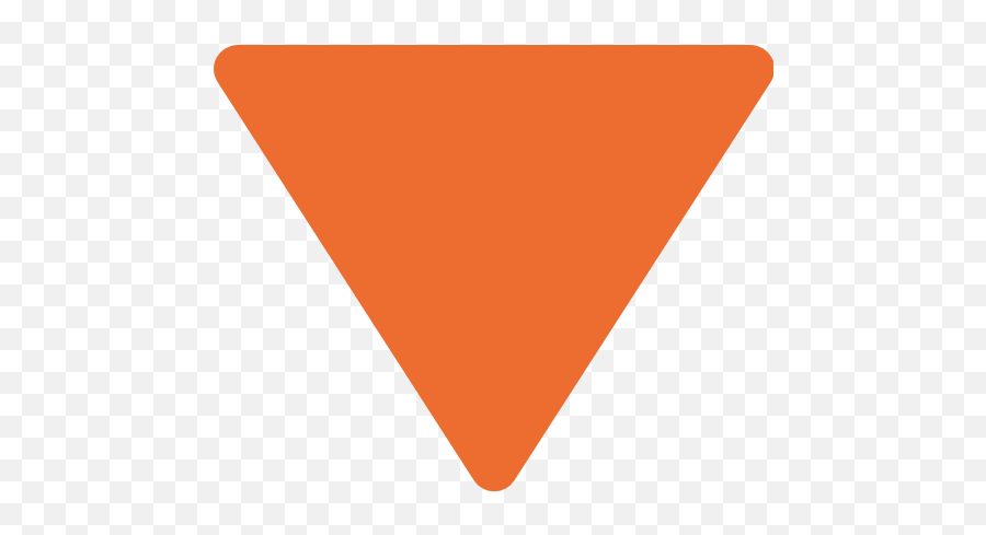 Down - Triangle Emoji,Pyramid Emoji