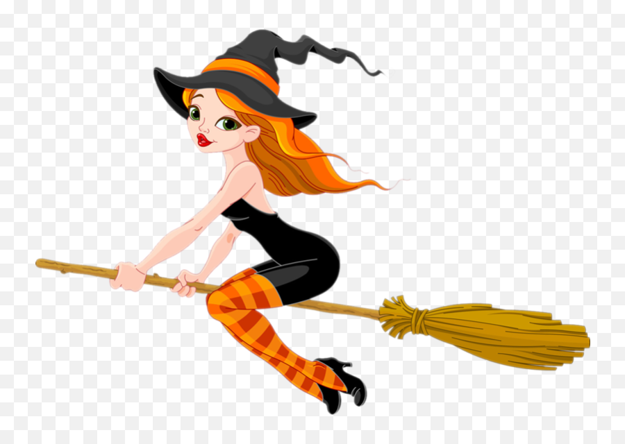 Clipart Halloween Gothic Clipart Halloween Gothic - Witch Flying With A Broom Emoji,Goth Emoji