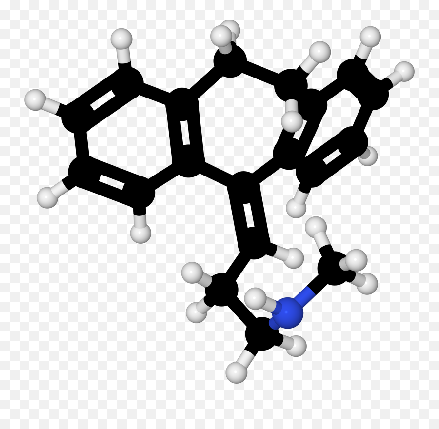 Nortriptyline - Dosulepin Structure Plastic Model Emoji,Stick Emoji