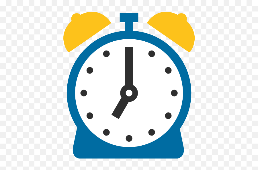 Alarm Clock Emoji For Facebook Email - 5 Min Timer Png,Old Man And Clock Emoji