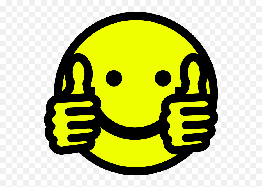 Star Emoticon Showing Thumbs Up - Smiley Thumbs Up Png Emoji,Star Emoticons