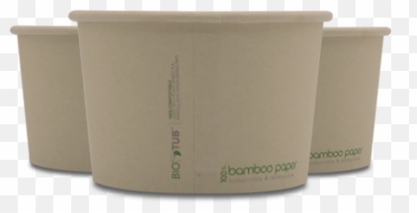 Bamboo Paper Pla Ice Cream Tub 250ml - Cup Emoji