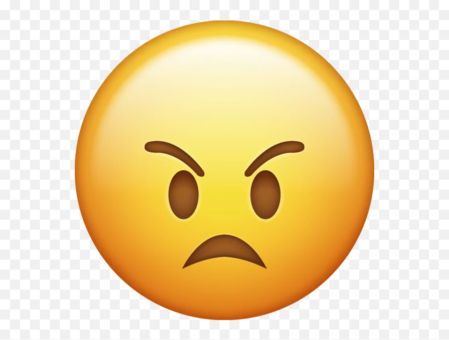 Angry Emoji Iphone - Whatsapp Angry Emoji Png,Angry Emoji