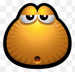 Emoticon Brown Monster Tired Monsters Avatar Smiley Icon - Poker Face Emoji